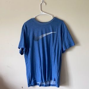 Nike Blue Swoosh T-Shirt